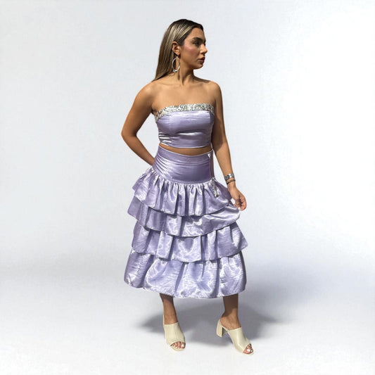 Banafshe Cropped Top