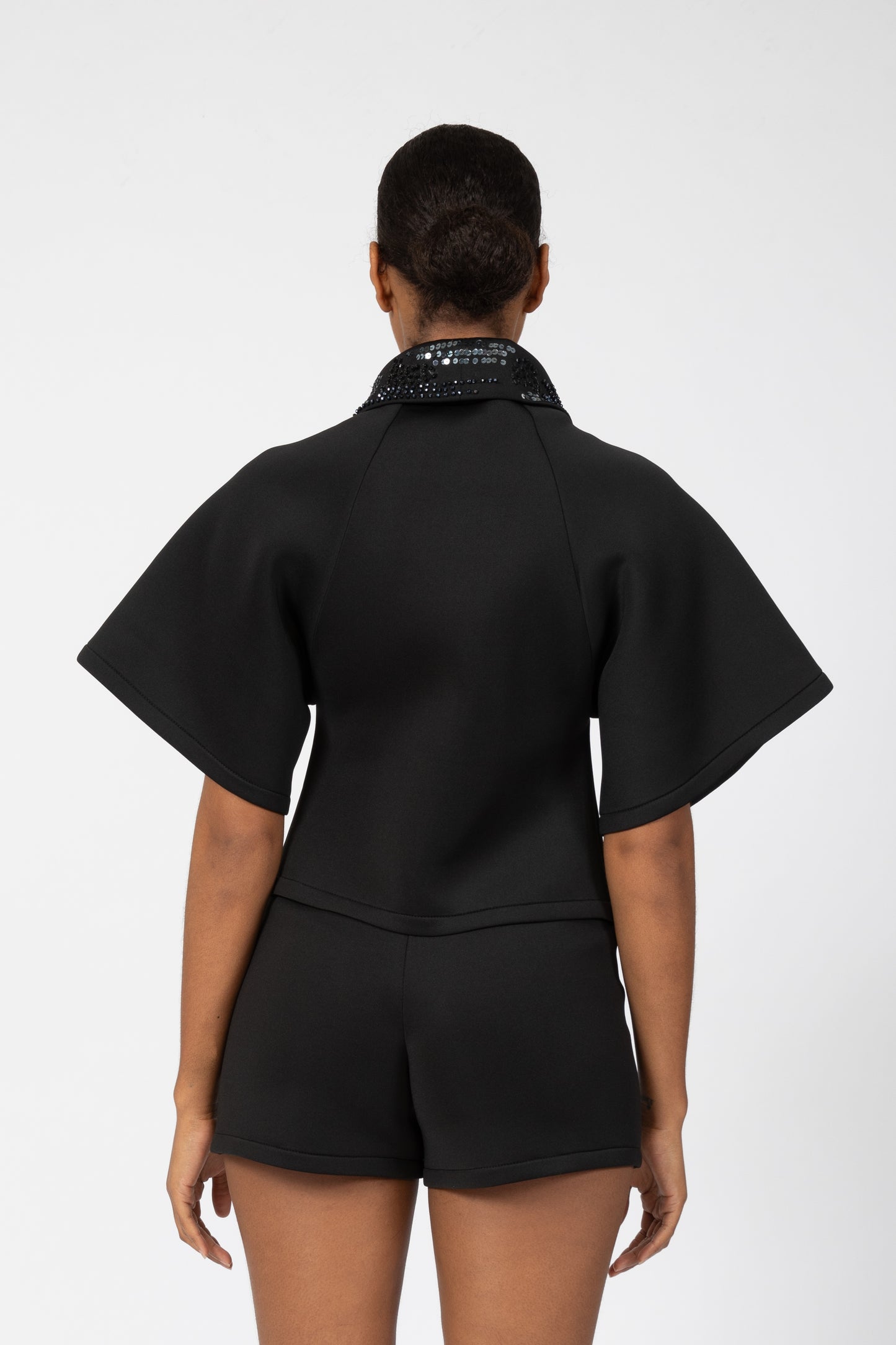 Nilla Turtle Neck Cropped Top