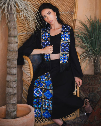 Lajevard skirt